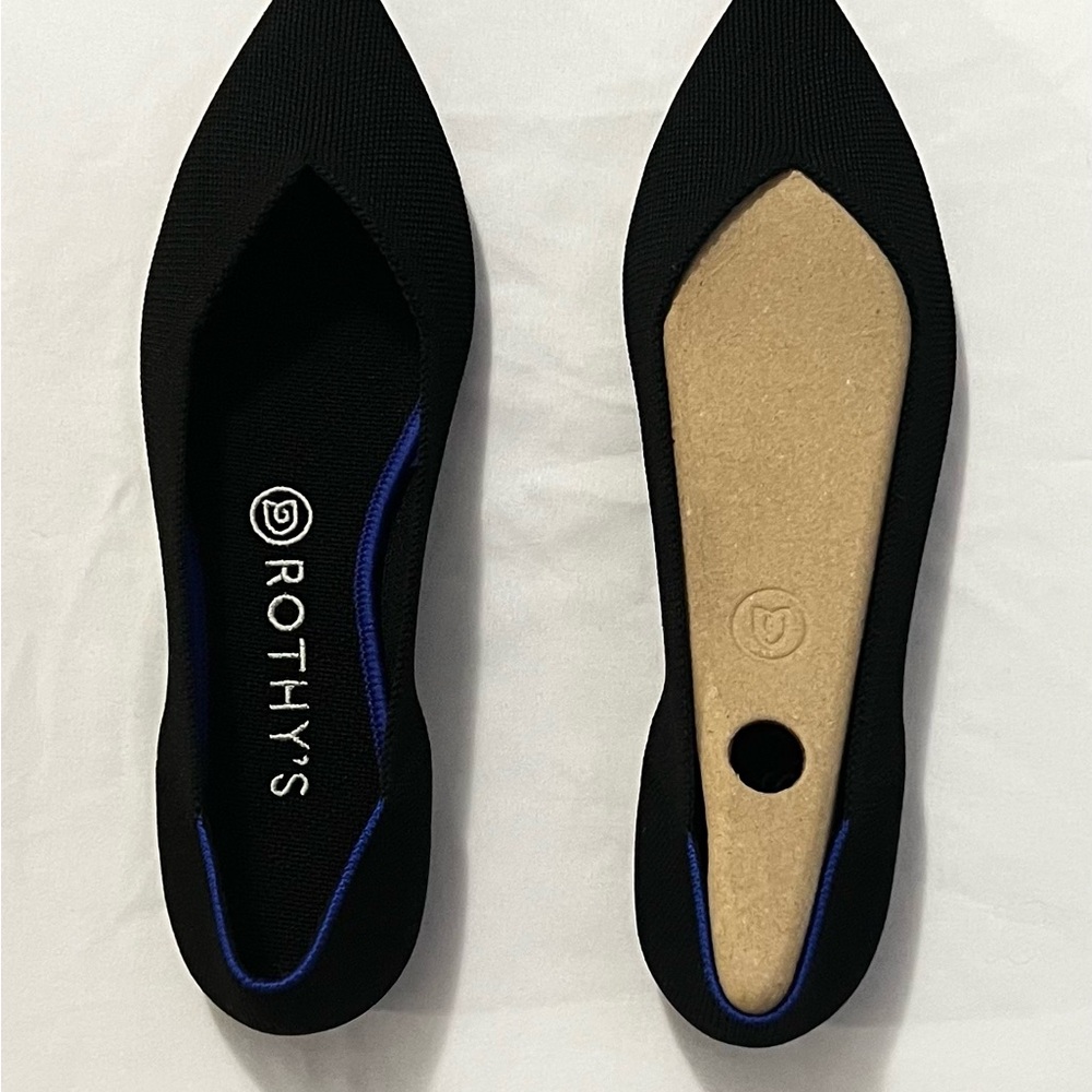 Rothy's Black Flats Versatile and Comfortable
